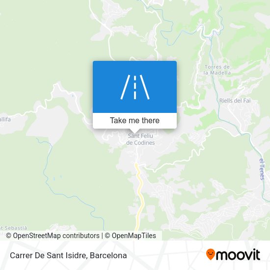 Carrer De Sant Isidre map