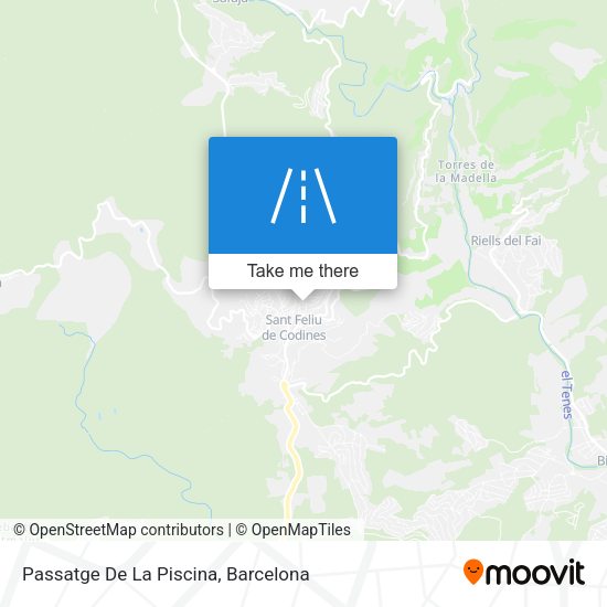 Passatge De La Piscina map