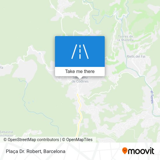 Plaça Dr. Robert map