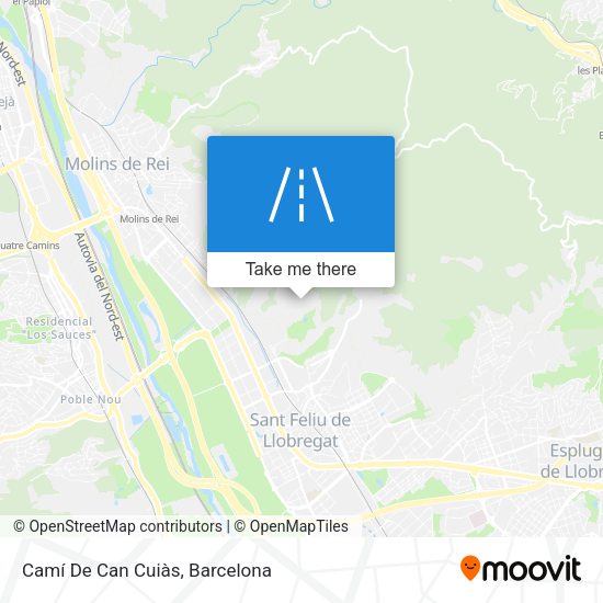 Camí De Can Cuiàs map