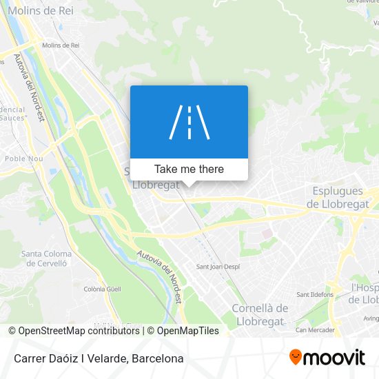 Carrer Daóiz I Velarde map