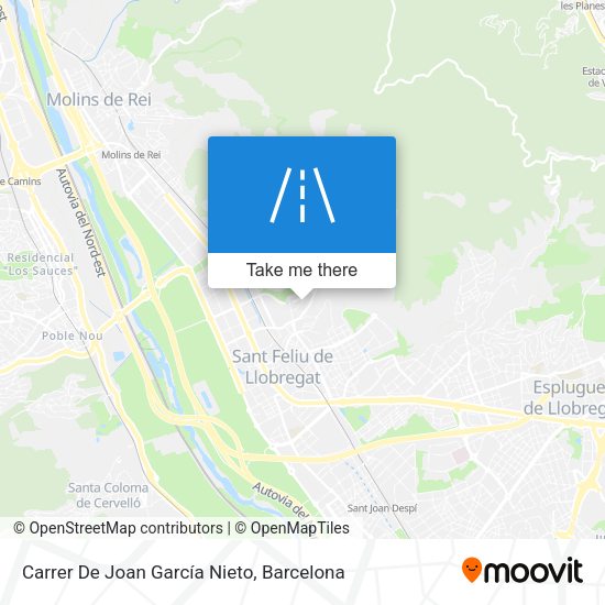 Carrer De Joan García Nieto map
