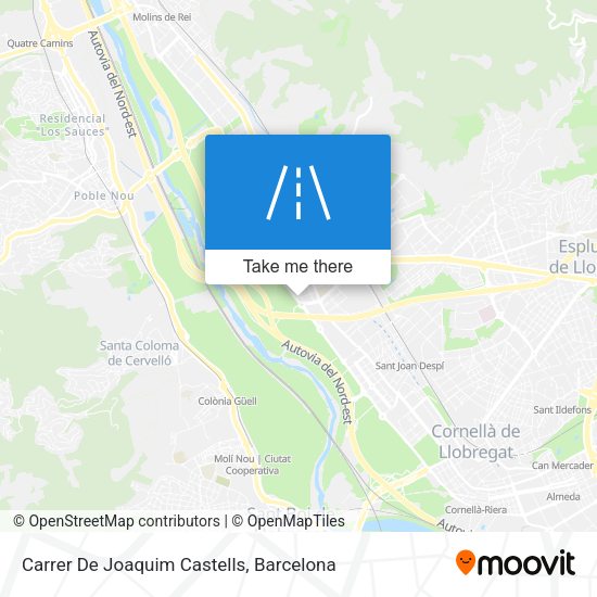 Carrer De Joaquim Castells map