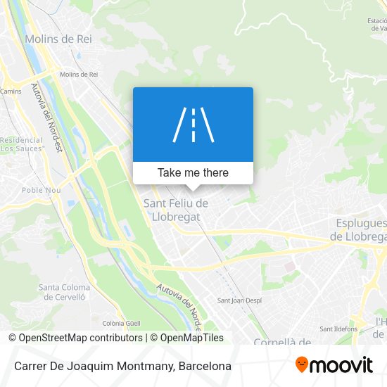 Carrer De Joaquim Montmany map