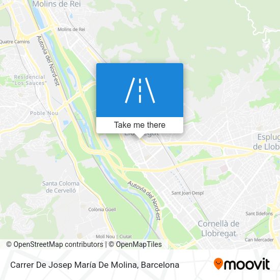 Carrer De Josep María De Molina map