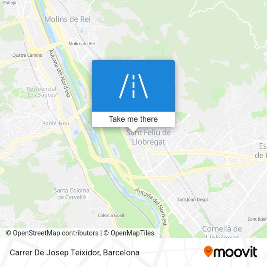 Carrer De Josep Teixidor map