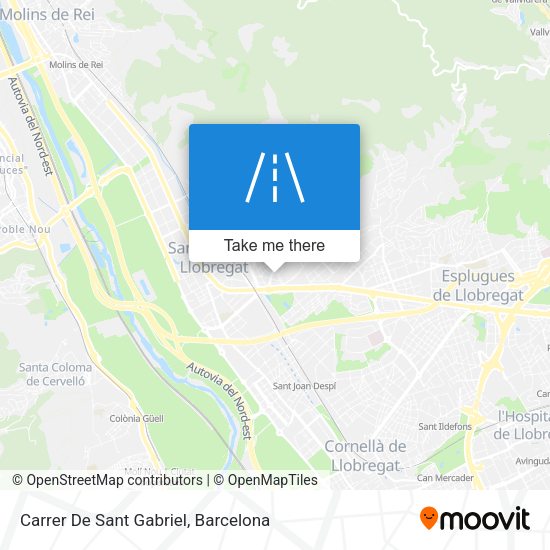 Carrer De Sant Gabriel map