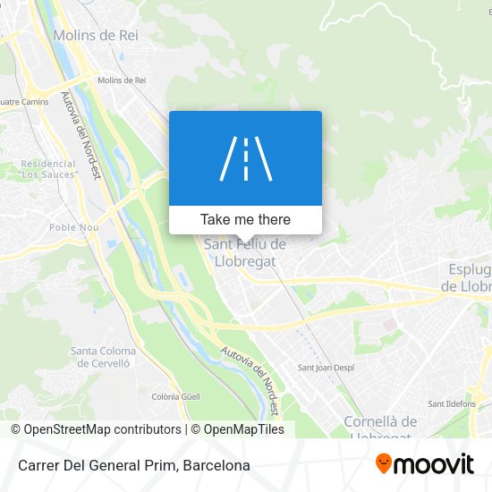 Carrer Del General Prim map