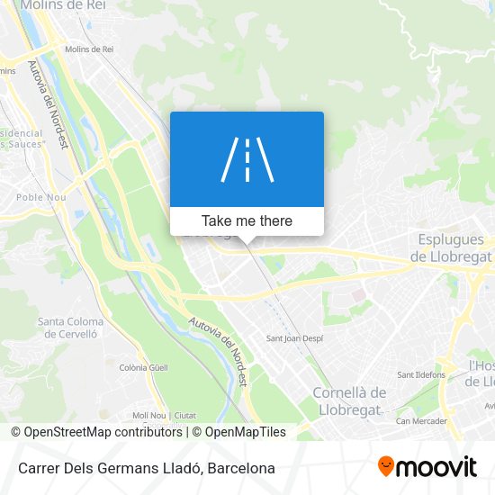 Carrer Dels Germans Lladó map