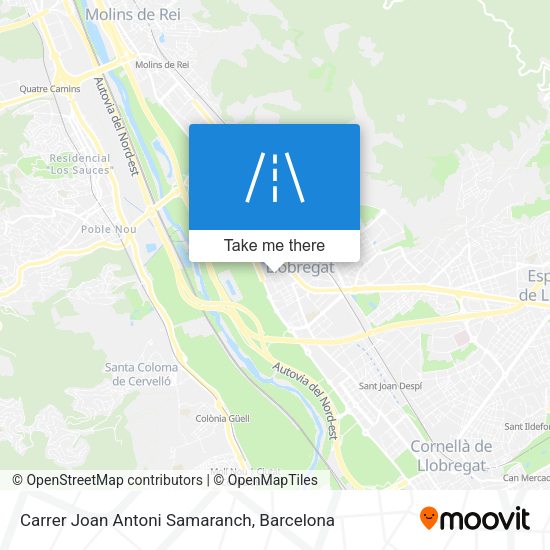 Carrer Joan Antoni Samaranch map