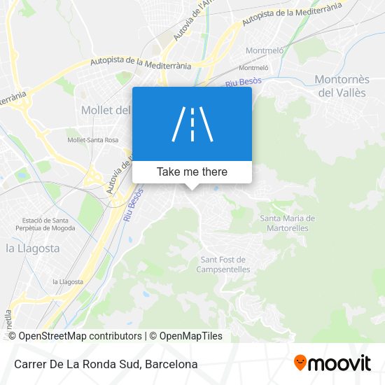 Carrer De La Ronda Sud map