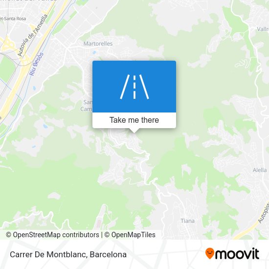 Carrer De Montblanc map