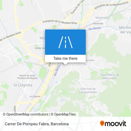 Carrer De Pompeu Fabra map