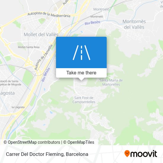 Carrer Del Doctor Fleming map
