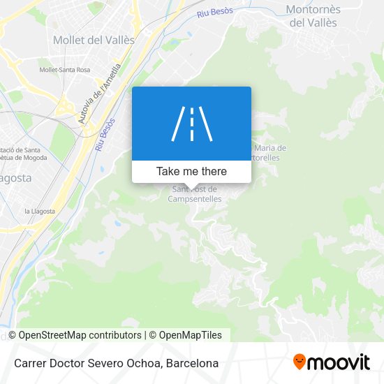 Carrer Doctor Severo Ochoa map