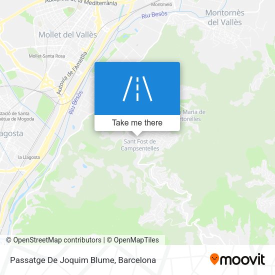 Passatge De Joquim Blume map