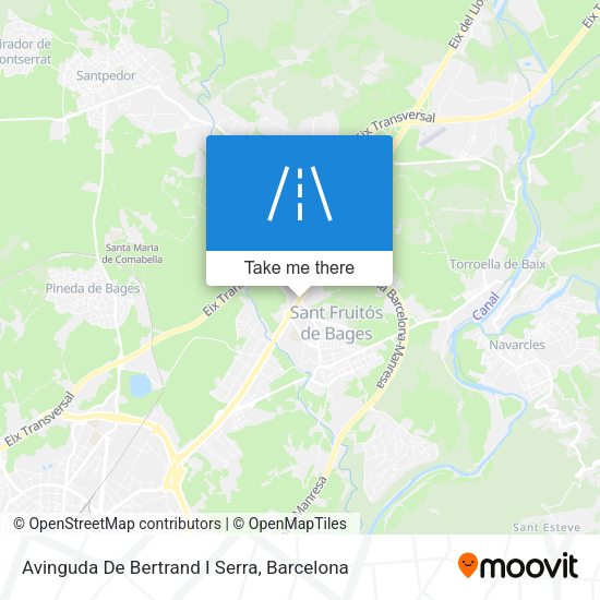 Avinguda De Bertrand I Serra map