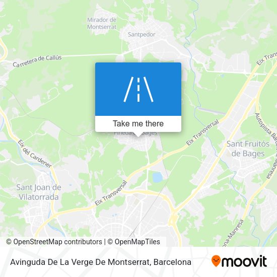 Avinguda De La Verge De Montserrat map