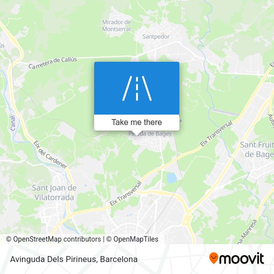 Avinguda Dels Pirineus map