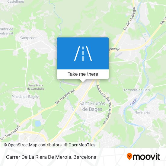 Carrer De La Riera De Merola map
