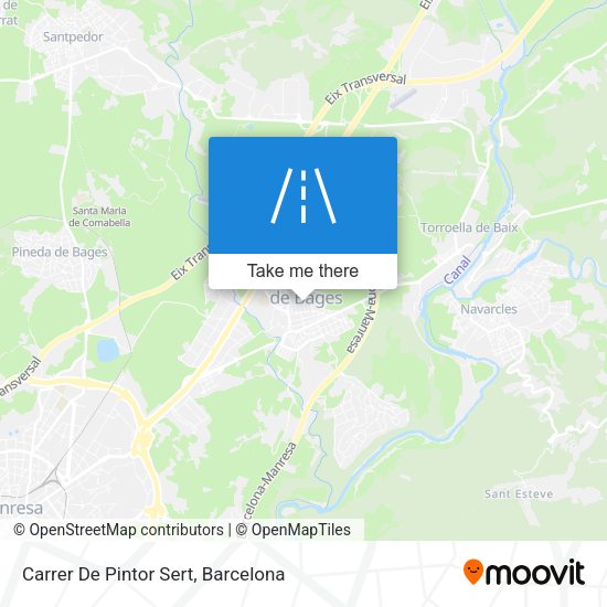 Carrer De Pintor Sert map