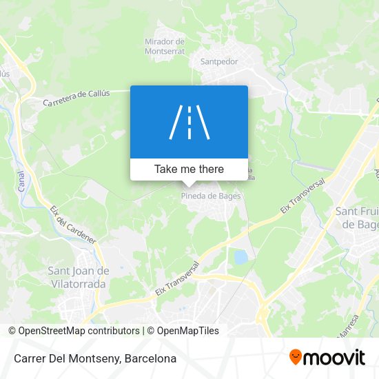 Carrer Del Montseny map