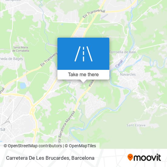 Carretera De Les Brucardes map