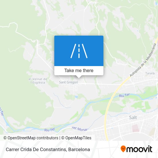 Carrer Crida De Constantins map