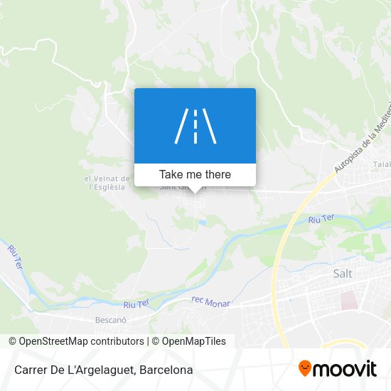 Carrer De L'Argelaguet map