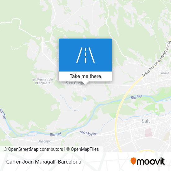 Carrer Joan Maragall map