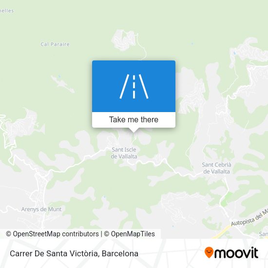 Carrer De Santa Victòria map
