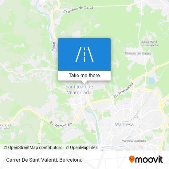 Carrer De Sant Valentí map