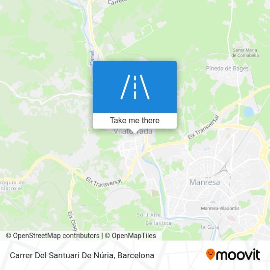 Carrer Del Santuari De Núria map