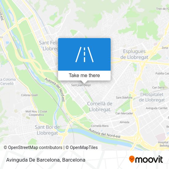 Avinguda De Barcelona map