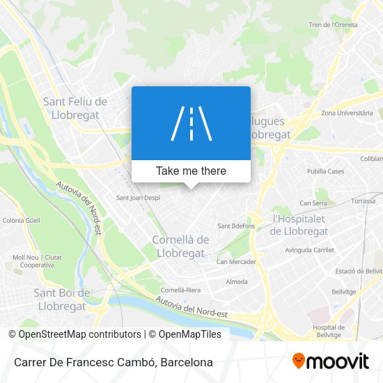 Carrer De Francesc Cambó map