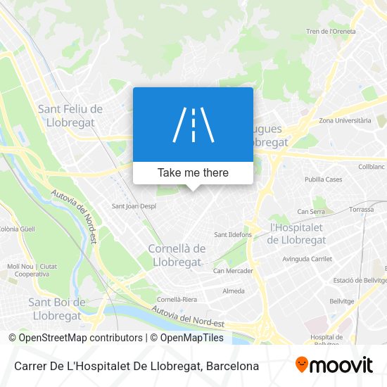 Carrer De L'Hospitalet De Llobregat map
