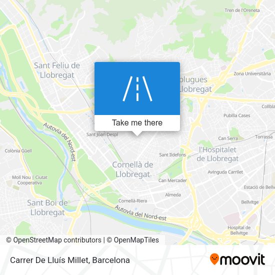 Carrer De Lluís Millet map