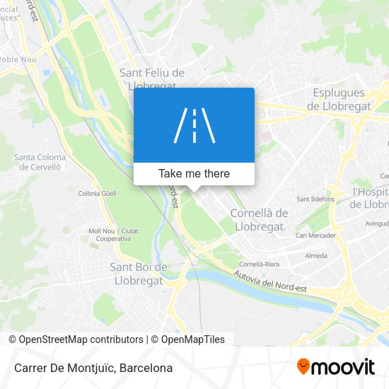 Carrer De Montjuïc map