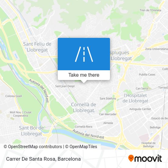 Carrer De Santa Rosa map