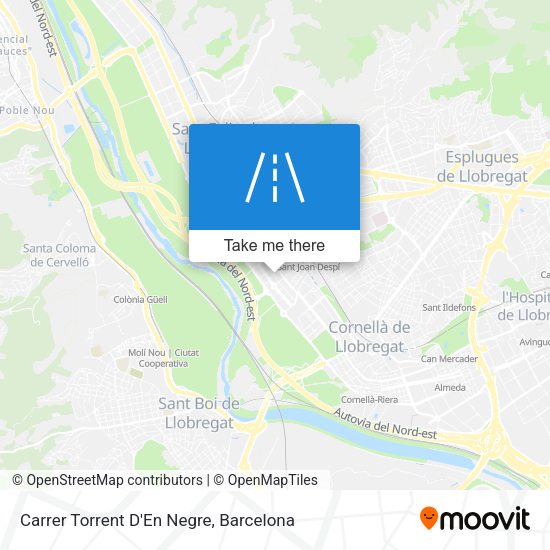 Carrer Torrent D'En Negre map