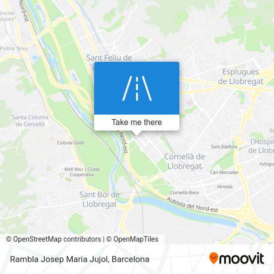 Rambla Josep Maria Jujol map