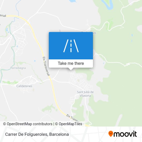 Carrer De Folgueroles map