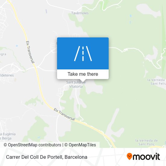 Carrer Del Coll De Portell map