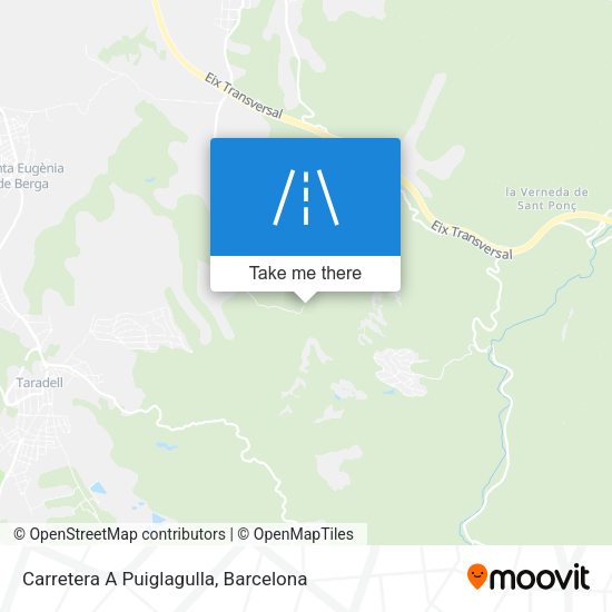 Carretera A Puiglagulla map