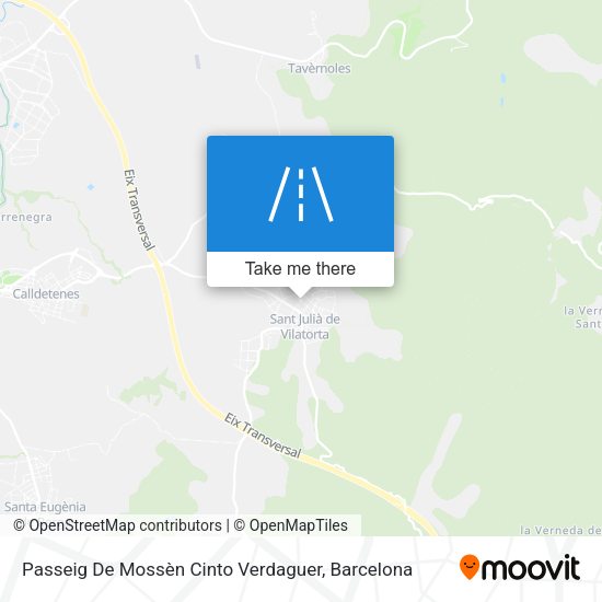 Passeig De Mossèn Cinto Verdaguer map