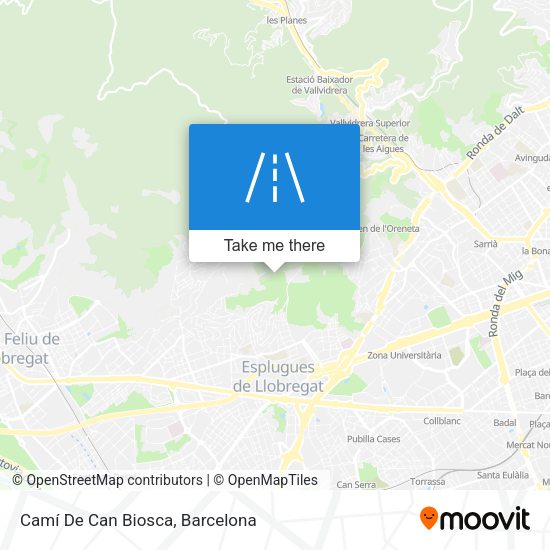 Camí De Can Biosca map