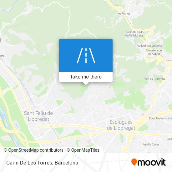 Camí De Les Torres map