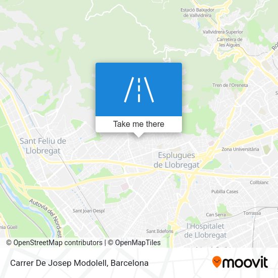 Carrer De Josep Modolell map