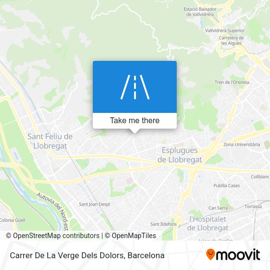 Carrer De La Verge Dels Dolors map