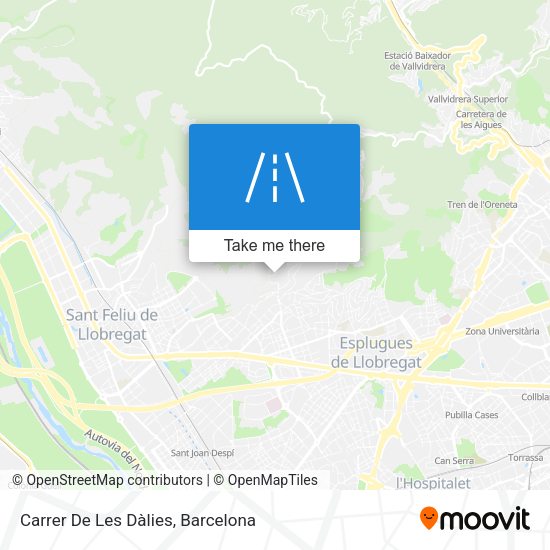 Carrer De Les Dàlies map